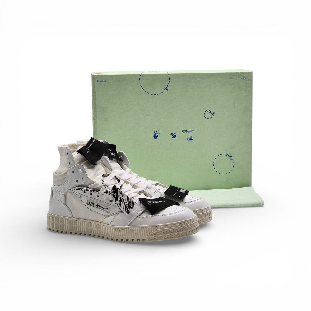 Off-White Off-Court 3.0 Men’s High-Top Sneakers White EU 44 US 11 - NWB